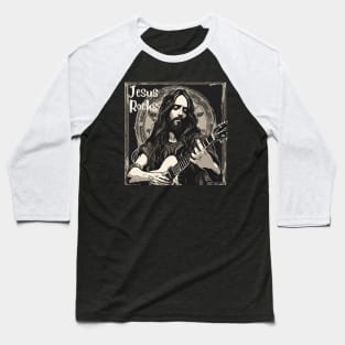 Jesus Meme | Jesus Rocks Baseball T-Shirt